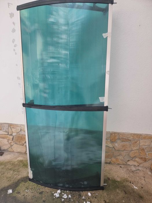 Навес 100х 200 см зелен, или прозрачен бял