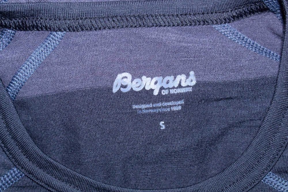 Bergans мъжка блуза 100% от мериносна вълна дълъг ръкав термо бельо S