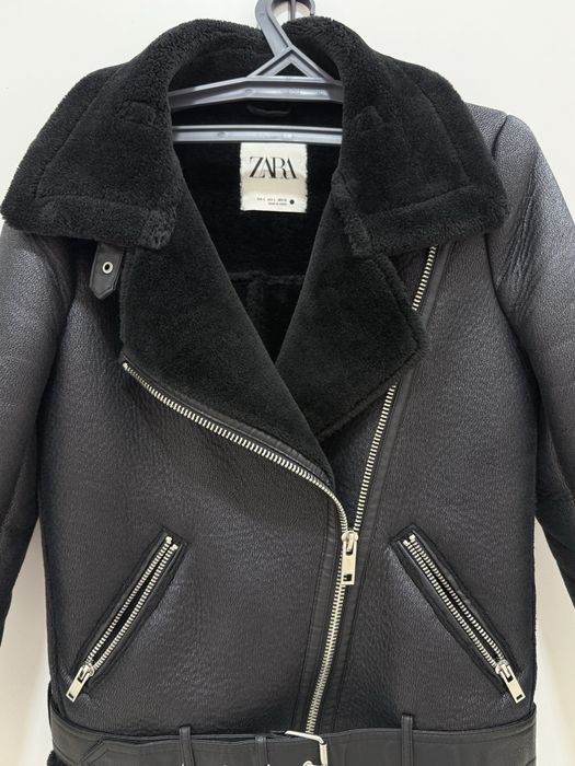 Дубленка «ZARA», ботфорты, новые