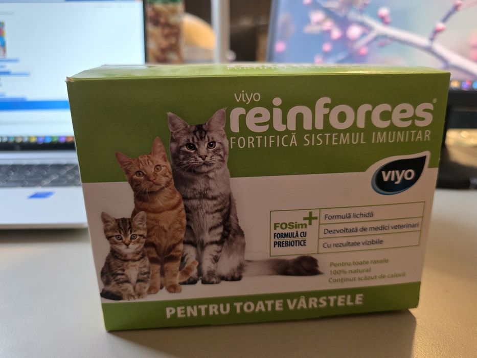 Viyo Reinforces Cat All Ages 30ml X 10 Buc