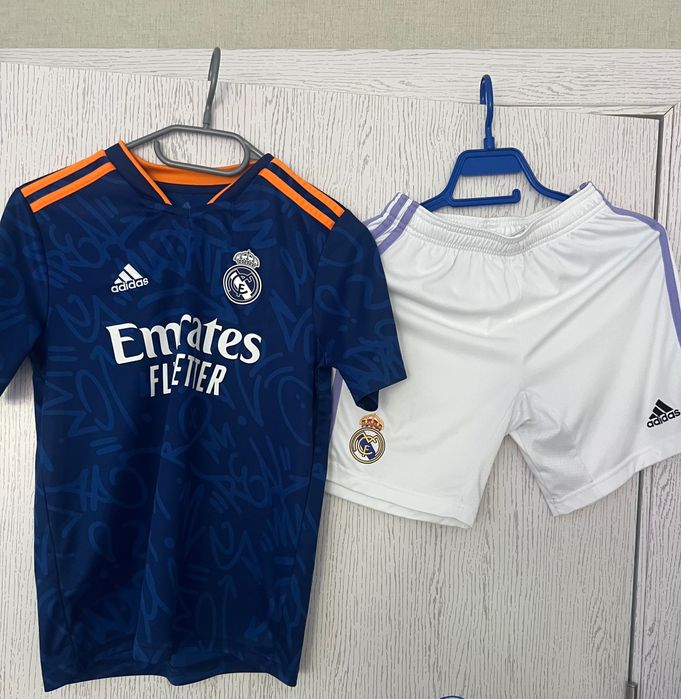 Детска тениска + къси панталони Adidas Real Madrid,11-12 години,152 см