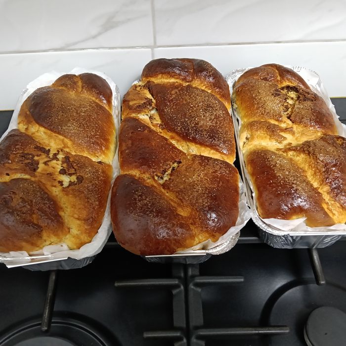 Cozonac cacao nuca și rahat