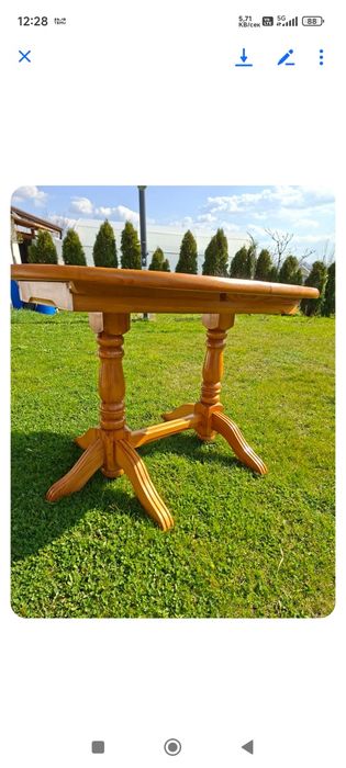 Дървена маса(чамова)