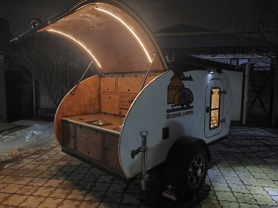 Новый прицеп-кемпер. Автодом