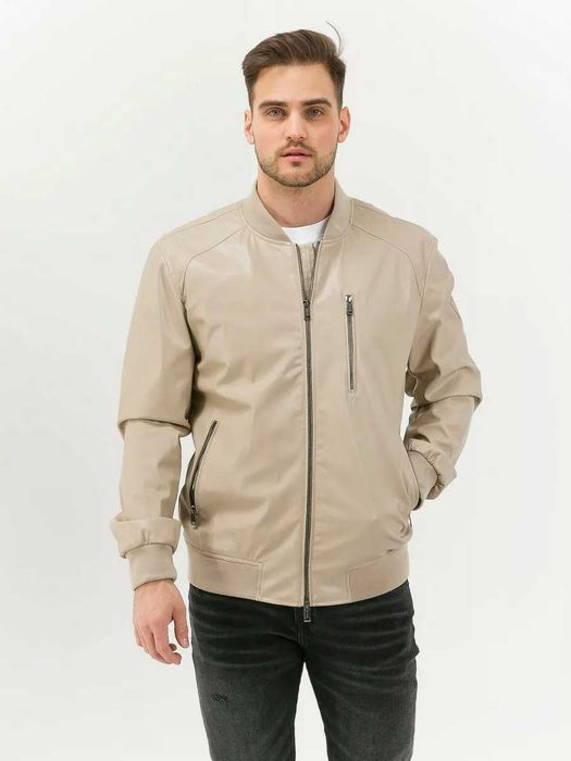 Guess Faux Leather Bomber Jacket ОРИГИНАЛНО мъжко яке - М