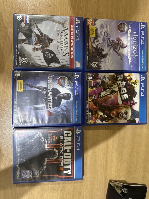 Диски на приставку PS4