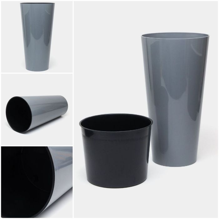 Кашпо/Цветочные горшки/Гул тувак(Классик Слим)