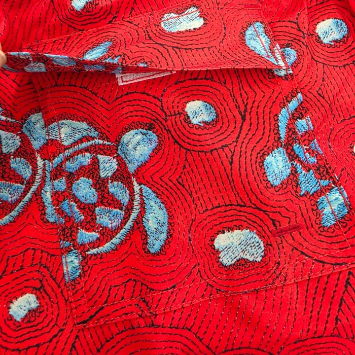 Sort de baie Vilebrequin, 3XL, rosu