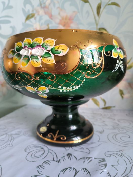 Антикварная Ваза Богемия  115т