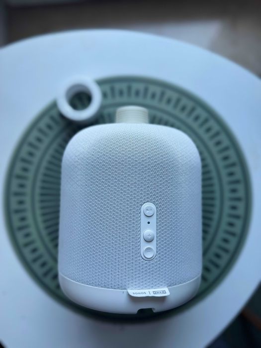 Boxa Ikea SYMFONISK Lampa cu difuzor Wi-Fi alba by Sonos
