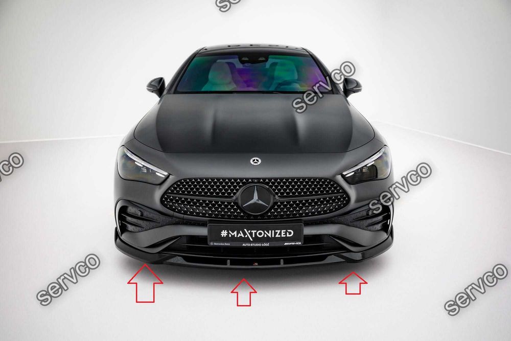 Prelungire splitter bara fata Mercedes CLE C236 AMG-Line 2023- v2 - Maxton Design