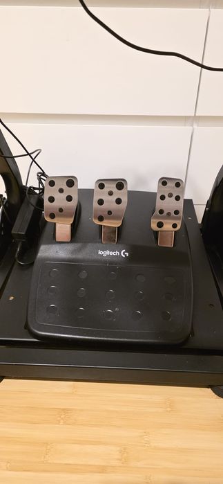 Volan+pedale+schimbător+ suport+ 2 jocuri PC,PS4,PS5+2 jocuri