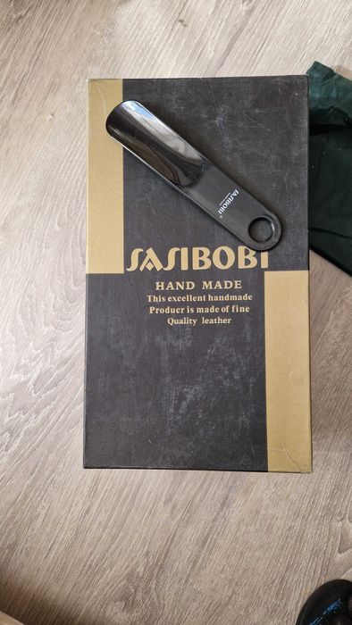 Луксозни официални кожени обувки 42 номер