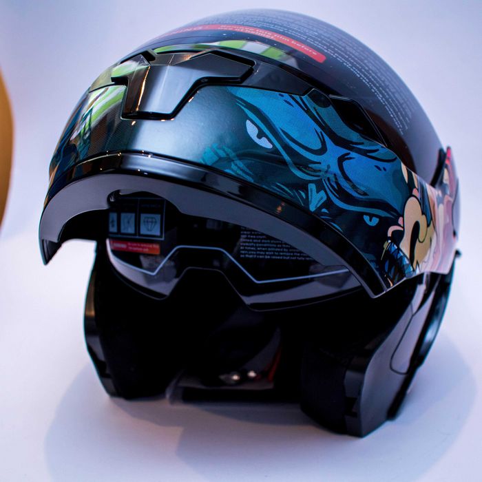 Модуларна / отваряема каска за мотор , скутер , пистов , Размер L56-58