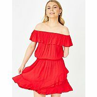 Платье от George  ярко красное С