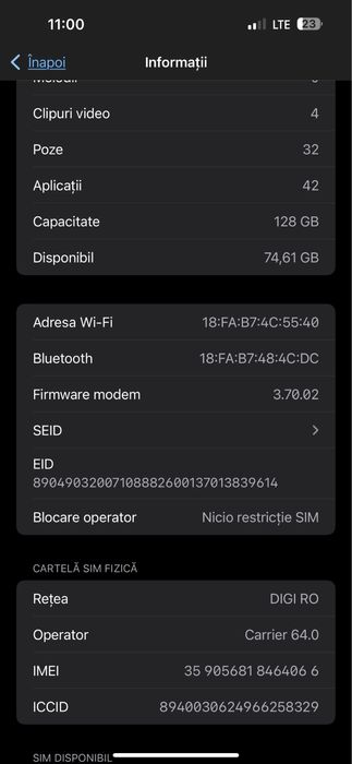Vănd Iphone 14 Pro Max 128 GB