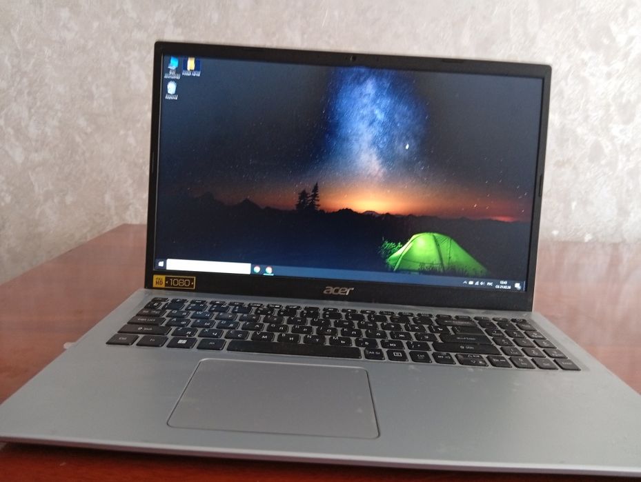 Ноутбук для работы, учёбы, игры в подарок вай фай роутер