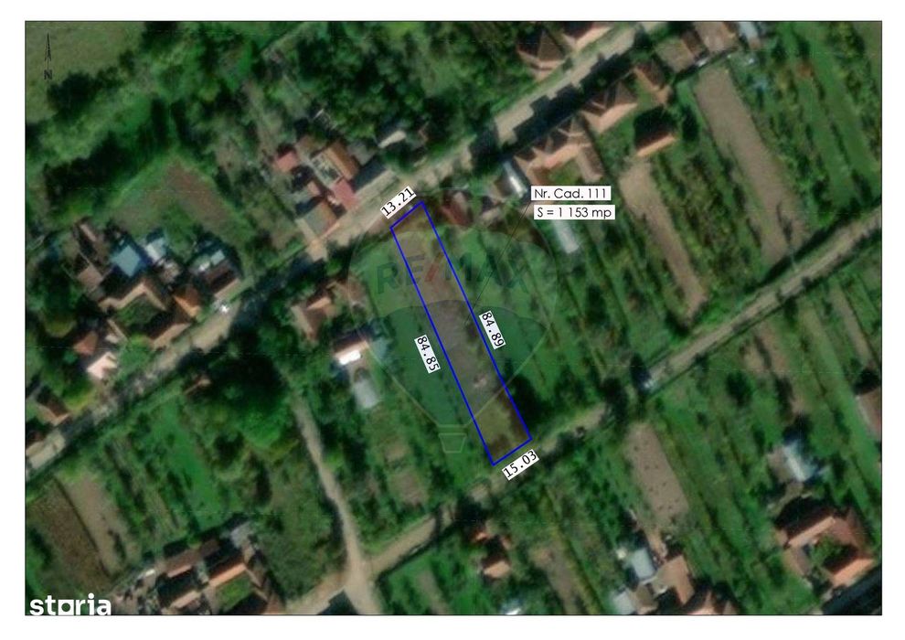 Teren Intravilan de Vânzare 1153mp, lângă Beiuș