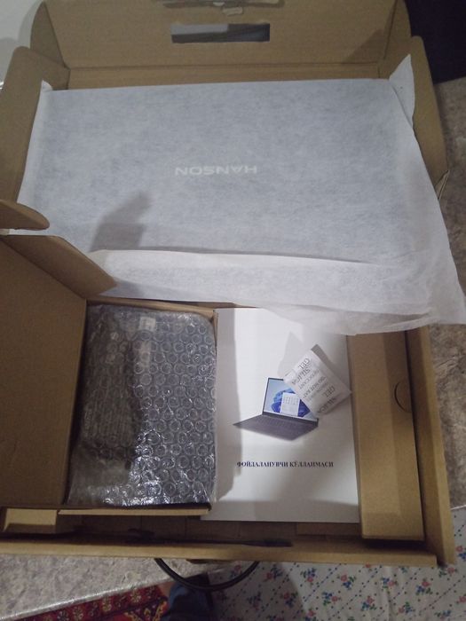 HANSON laptop Noutbuk kafolati bilan. Kelishilgan marxda