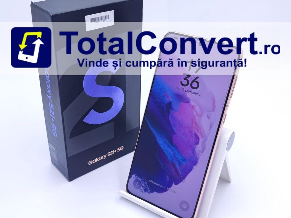 Samsung S21 Plus 5G 128GB Phantom Violet, Garantie 24 luni | #D95783