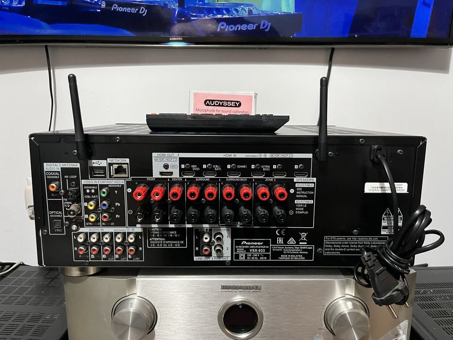 Pioneer VSX-933 7.2/4k UHD/Atmos/wifi/bluetooth/Spotify/Airplay/usb