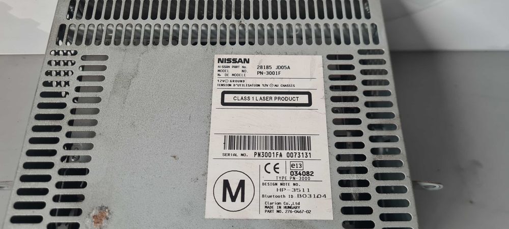 Музика CD Nissan Qashqai 2008г.