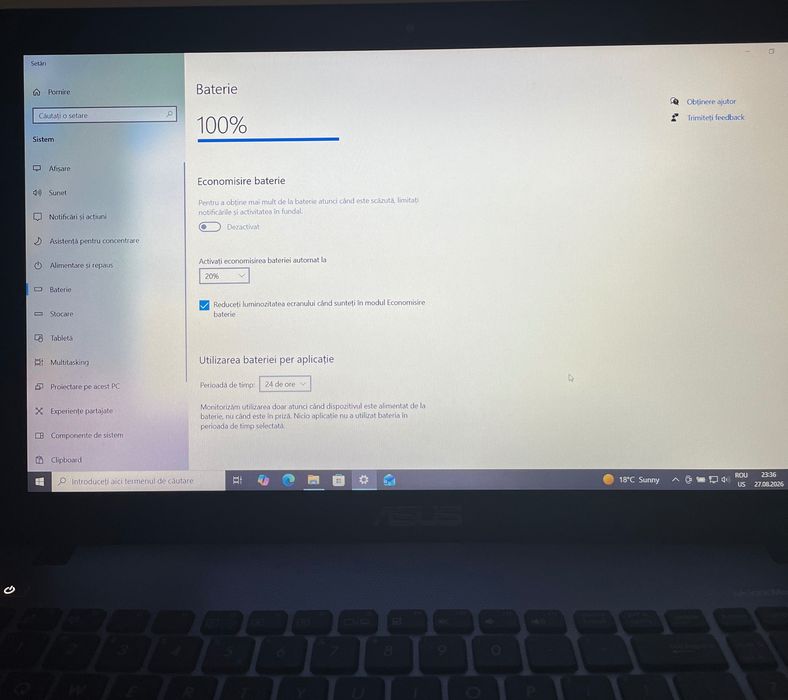 Laptop Asus 16 GB Ram 2 GB video SSD 240 GB plus HDD 1 TB