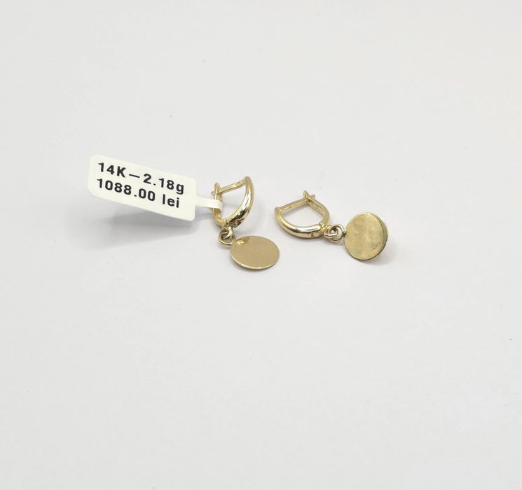 Bijuteria Royal cercei din aur 14k 2.18 gr