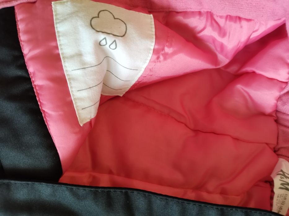 Pantaloni schi fetita h&m, marimea 6-7 ani, 122 cm