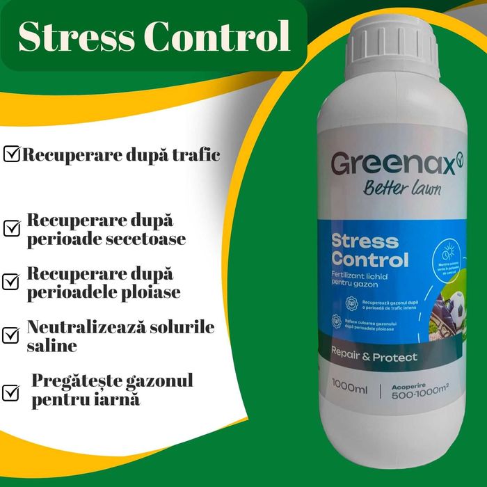 Îngrășământ foliar pentru gazon Greenax STRESS CONTROL