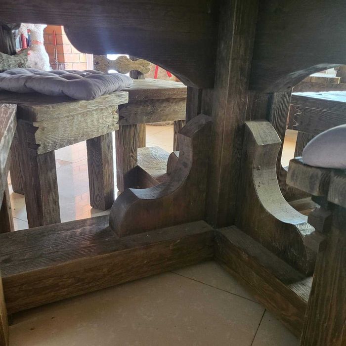 Кухонный набор Машенька стол+ 8 стульев