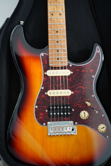 Set complet pentru chitară electrică + amplificator Fender – stare impecabilă
