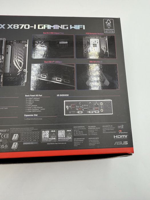 Rog Strix x870-I Gaming Wifi