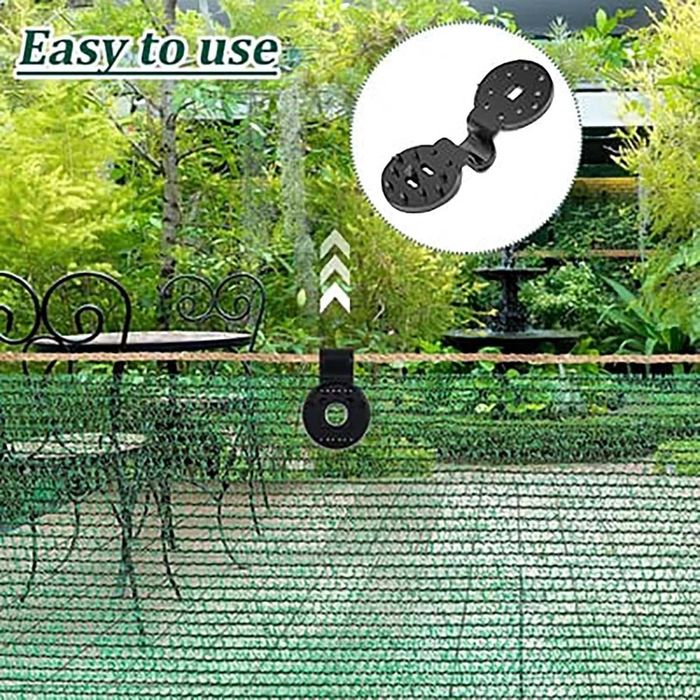 Cleme rigide de fixare plasa de protectie. 25 buc noi ambalate!