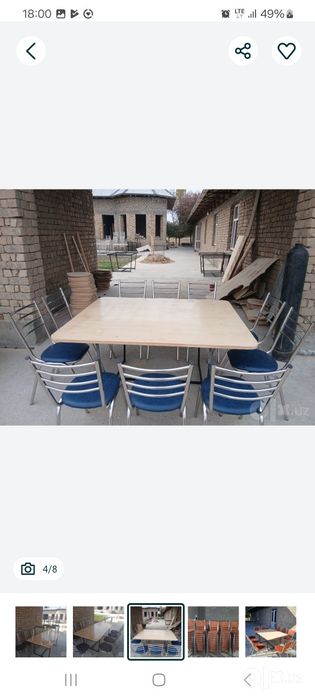 Stol stul ishlab chiqaramiz nerjaveykadan