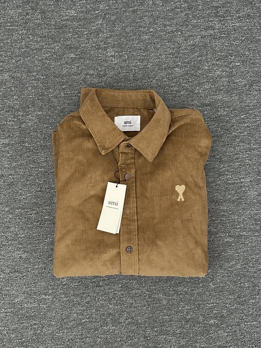 Оригинална Ami Paris Кадифена Риза Нова!