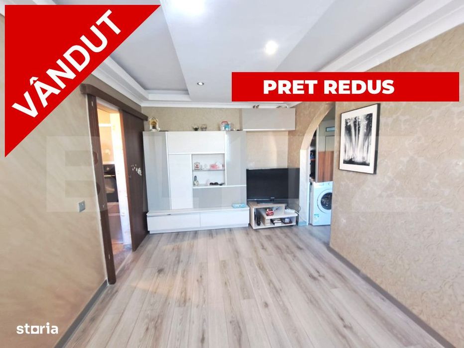 Apartament 3 camere de vanzare – Cartierul Florilor | 46 mp — fotografia 1