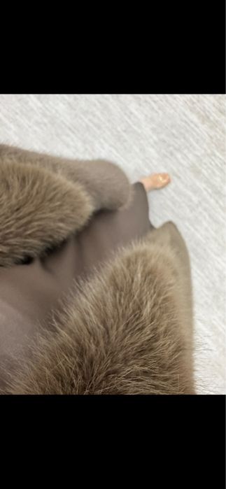 Шуба из искуственного меха