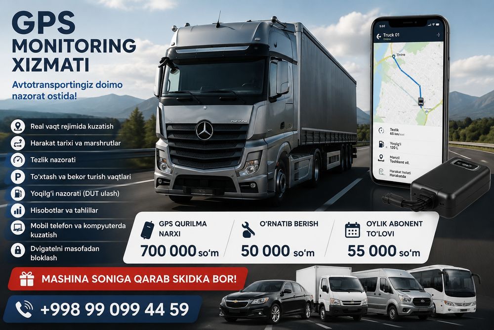 Gps monitoring hizmati