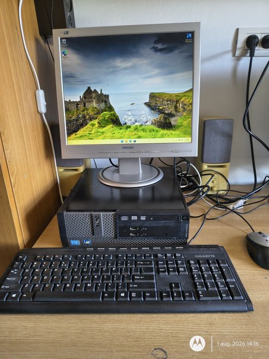 Unitate PC Dell cu monitor Philips, I3 4130, RAM 8 GB, SSD 480 GB