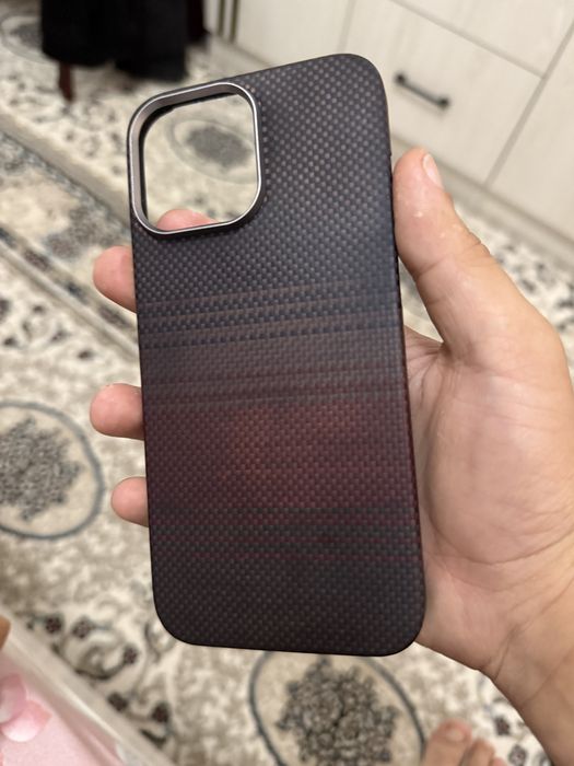 Карбон чехол Iphone 16 Pro Max