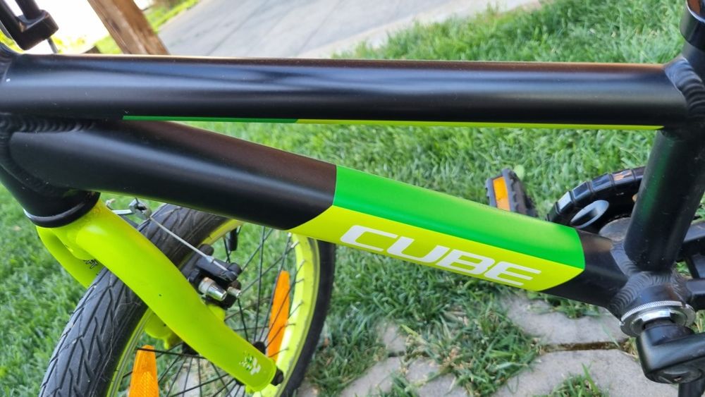 Bicicleta copii CUBE Cubie 160 negru/verde