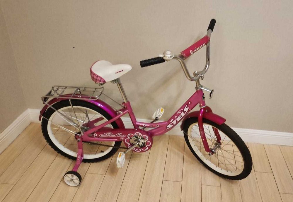 Детский велосипед STELS, дамский, цвет - красный