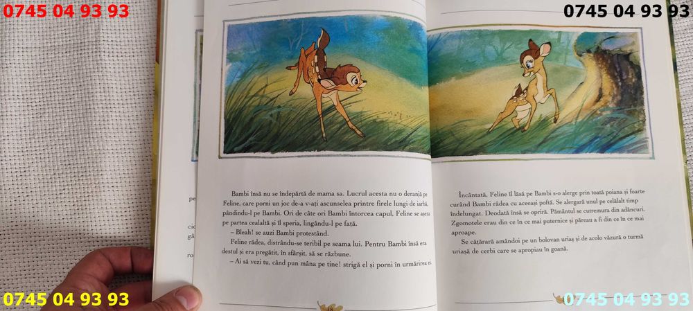 carte carti Bambi Walt Disney fara CD arata ca noua