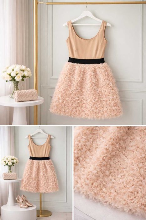 Стилна рокля зара размер с