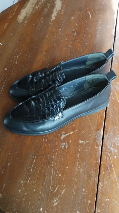 Кожаные мокасины