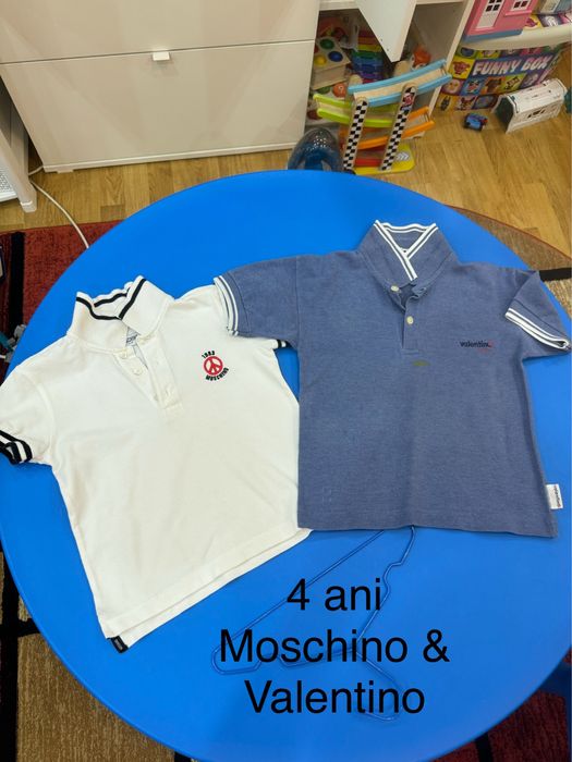 Tricouri polo moschino & valentino originale