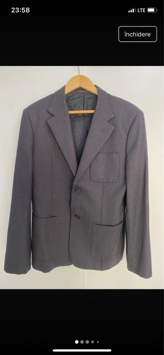 Sacou Emporio Armani | Made In Italy | Virgin Wool