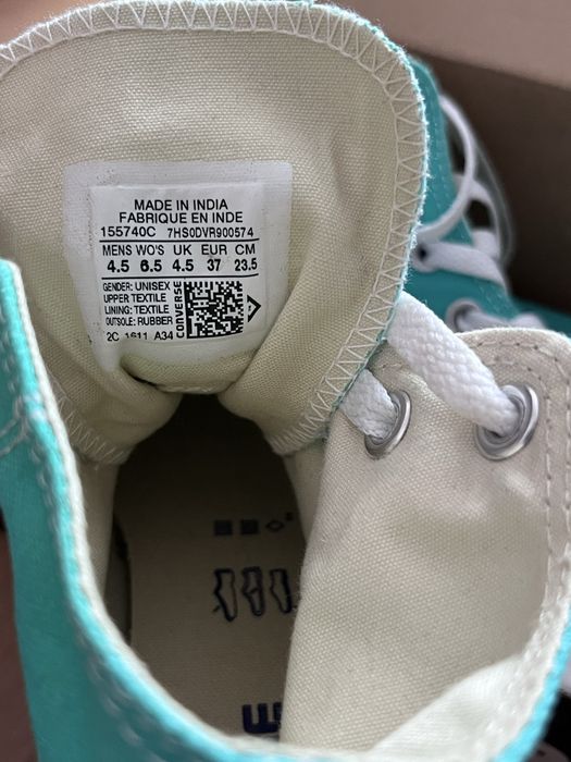 Тюркоазени Кецове Converse 37 номер