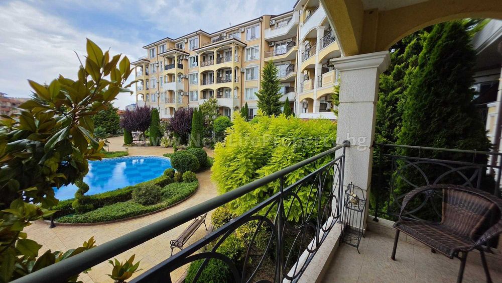 Двустаен апартамент в к-кс Elitonia Gardens 1, Равда